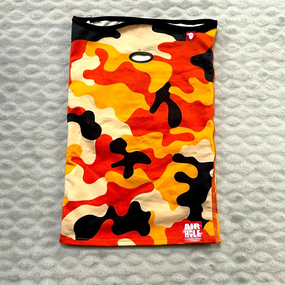 Orange Camouflage Air Hole
